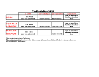 tarifs ateliers 2025