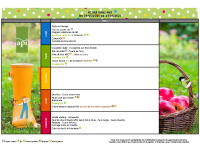 Menus et gouters semaine 21