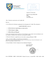 Invitation cérémonies du 21.07.2025