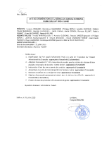Liste des délibérations CM du 31 juillet 2025