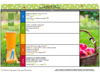 Menu et allergènes semaine 37