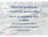 Réunion publique passerelle