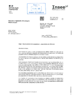 INSEE – Recensement de la population population de référence – 2026