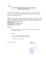 Liste des délibérations  CM du 13 mars 2026