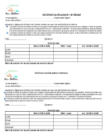 Récépisé réglement intérieur